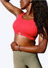 Wisdom Symbol Red Sports Bra
